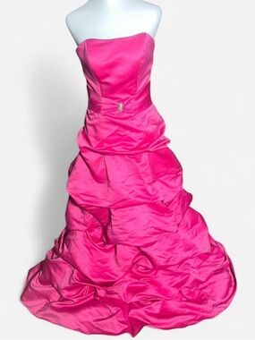 Mori Lee Ruffled Corset Formal Dress